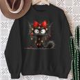 Christmas Grumpy Cat Cheeky Sweatshirt Geschenke für alte Frauen