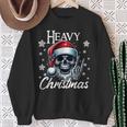 Christmas Skull Christmas Heavy Xmas Skeleton Sweatshirt Geschenke für alte Frauen