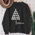 Christmas Th Christmas Tree Dentist Tooth Sweatshirt Geschenke für alte Frauen