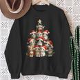 Christmas Tree Christmas Cats Christmas Sweatshirt Geschenke für alte Frauen