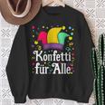 Confetti And Fool Cap Carnival Costume Sweatshirt Geschenke für alte Frauen