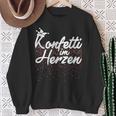 Confetti In The Heart Carnival Fancy Dress Confetti Costume Sweatshirt Geschenke für alte Frauen