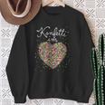 Confetti In Heart Fancy Dress Carnival Confetti Costume Red Sweatshirt Geschenke für alte Frauen