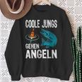 Cool Boys Going Fishing Fish Sports Fisherman Fishing Sweatshirt Geschenke für alte Frauen