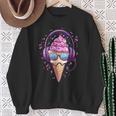 Cool Ice Cream With Sunglasses I Ice Cream Sweatshirt Geschenke für alte Frauen