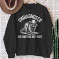 Cowboy Raccoon Sweatshirt - Funny Unisex Casual - Undiagnosed Humor Gifts for Old Women