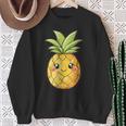 Cute Pineapple Face Kawaii Style Sweatshirt Geschenke für alte Frauen