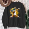 Dabbing Cheetah Sunglasses Cheetah Animal Colorful Sweatshirt Gifts for Old Women