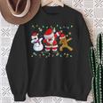 Dabbing Santa Claus Christmas Xmas Sweatshirt Geschenke für alte Frauen