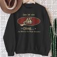 Das Ist Ein Ali Ding Das Würdest Du Nicht Verstehen Ali Name Sweatshirt Geschenke für alte Frauen