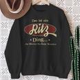 Das Ist Ein Ritz Ding Das Würdest Du Nicht Verstehen Ritz Name Sweatshirt Geschenke für alte Frauen