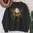 Deer Wildlife Nature Motif Animal Lovers Landscape Forest Sweatshirt Geschenke für alte Frauen