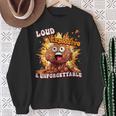 Diarrhea Poop Meme Loud Explosive & Unforgettable Sweatshirt Gifts for Old Women