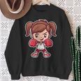 Dibujos Animados De Boxeo Para Niñas Camisa de entrenamiento Regalos para ancianas