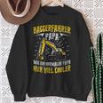 Digger Driver Dad Construction Machine Digger Driver Slogan Sweatshirt Geschenke für alte Frauen