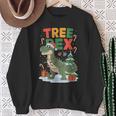 Dinosaur Christmas Jumper Xmas Tree Rex Pyjama Sweatshirt Geschenke für alte Frauen