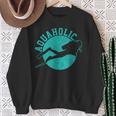 Diver Aquaholic Diving Sweatshirt Geschenke für alte Frauen