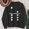 Domino Stein 2 Pieces 6 Pieces Carnival Costume Sweatshirt Geschenke für alte Frauen