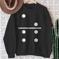 Domino Stein 2Ã4 Tile Stone Carnival Costume Sweatshirt Geschenke für alte Frauen