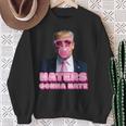 Donald Trump Bubble Gum Sweatshirt Geschenke für alte Frauen