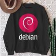 Double-Sided Debian Linux Software Of The Dedicated Community Sweatshirt Geschenke für alte Frauen