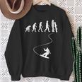 Drawn Simple Evolution Snowboard Sweatshirt Geschenke für alte Frauen