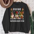 Drei Zwerge Passende Familie Frohe Weihnachten Sweatshirt Geschenke für alte Frauen