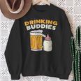 Drinkin Buddies Baby Bottle Son And Dad Matching Fathers Day Sweatshirt Geschenke für alte Frauen