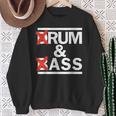 Drum & Bass Rum & Ass Rave Party Edm Dj House Music Sweatshirt Geschenke für alte Frauen