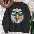 Eagles Lover Cool Bald Eagle's Head With Sunglasses Nature Sweatshirt Gifts for Old Women