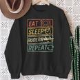 Eat Sleep Rowing Repeat Rowing Sweatshirt Geschenke für alte Frauen