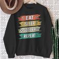 Eat Sleep Soccer Repeat Boys Soccer Lovers & Players Sweatshirt Gifts for Old Women
