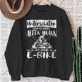 Ebike Mountain Bike Bicycle Accessories E-Bike Sweatshirt Geschenke für alte Frauen