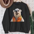 Eisbär Mit Sonnenbrille Tierliebhaber Bären Süßes Eisbären Sweatshirt Geschenke für alte Frauen