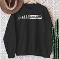 Evolution Train Driver Train Train Train Locomotive Sweatshirt Geschenke für alte Frauen