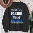 Fabian Name First Name Sweatshirt Geschenke für alte Frauen