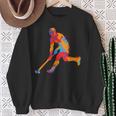 Field Hockey Colourful Hockey Player Children's Hockey Boys Sweatshirt Geschenke für alte Frauen