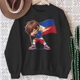 Filipino Dabbing Boy Philippines Flag Pinoy Boy Dab Sweatshirt Gifts for Old Women