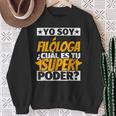 Filóloga Regalos Divertidos Camisa de entrenamiento Regalos para ancianas