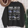 Finland Dinge Die Ich In Der Freizeit Mache Sweatshirt Geschenke für alte Frauen