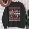 Fireman Ugly Christmas Sweater Fireman Fire Brigade Sweatshirt Geschenke für alte Frauen