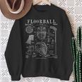 Floorball Player Stick Goalie Sportintage Lacquer Print S Sweatshirt Geschenke für alte Frauen