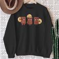Be My Food Sweet Romantic Couple Choco And Pancake Sweatshirt Gifts for Old Women