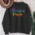 Foreskin Pride Intactivist Gay Pride Parade Fun Pride 2023 Sweatshirt Gifts for Old Women