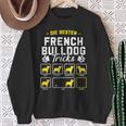 French Bulldog Frenchie Dog Holder Sweatshirt Geschenke für alte Frauen