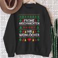 Frohe Arschnachten Ihr Weinlöcher Costume Christmas Sweatshirt Geschenke für alte Frauen