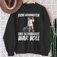 Frohe Weihnachten Merry Christmas Sweatshirt Geschenke für alte Frauen