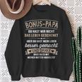 Bonus Dad Stepfather Saying Father's Day Christmas Sweatshirt Geschenke für alte Frauen