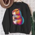 Capybara Bubble Tea Animal Lover Rodent Sweatshirt Geschenke für alte Frauen