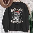 Christmas Cat Reindeer Was Out Sold Out Sweatshirt Geschenke für alte Frauen